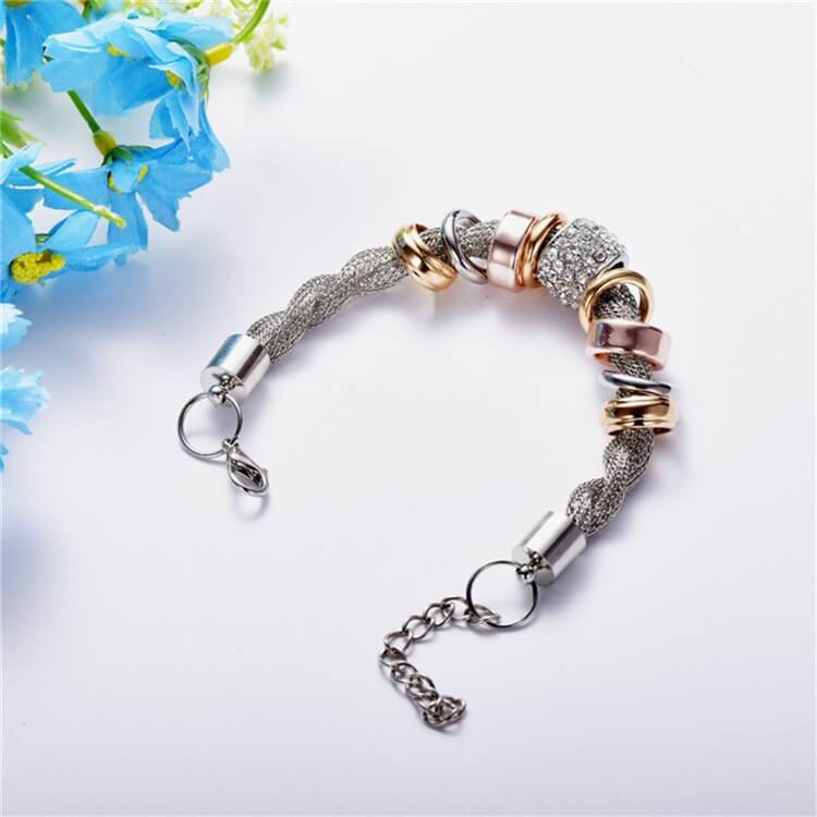 Verschlungener Ring Akzent Armband-Bella Webshop
