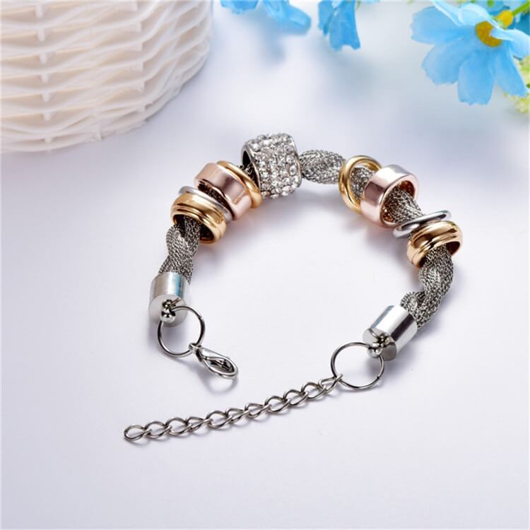 Verschlungener Ring Akzent Armband-Bella Webshop
