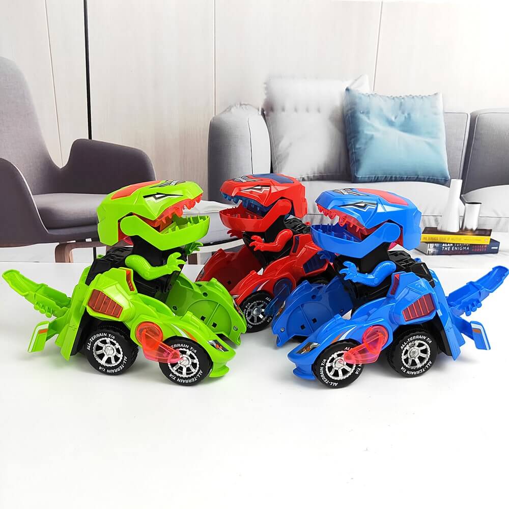 Verwandelndes Dinosaurier-Led-Auto-Bella Webshop