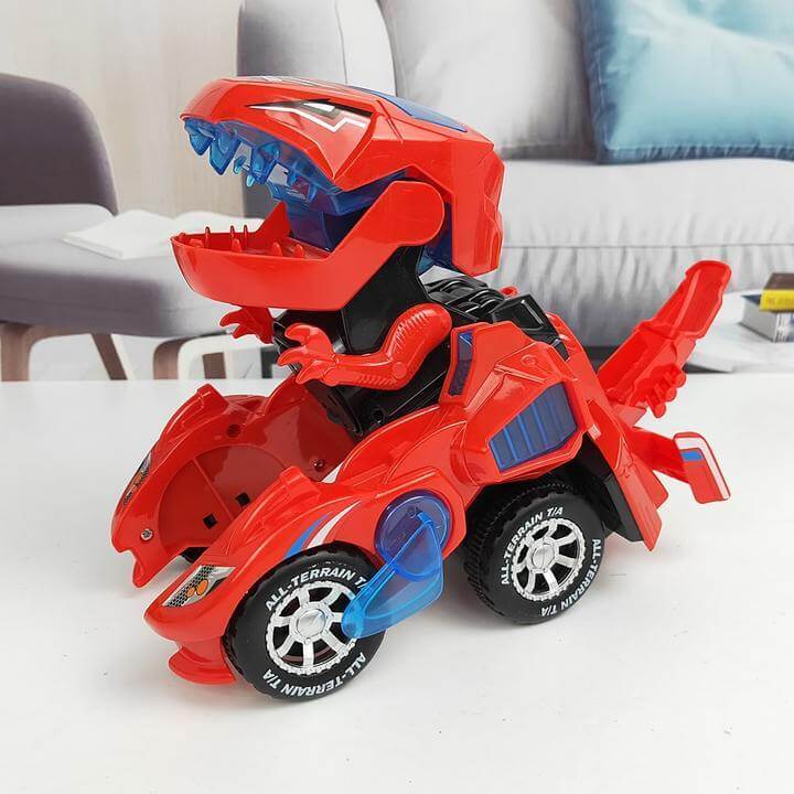 Verwandelndes Dinosaurier-Led-Auto-Bella Webshop