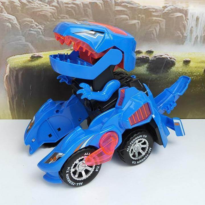 Verwandelndes Dinosaurier-Led-Auto-Bella Webshop