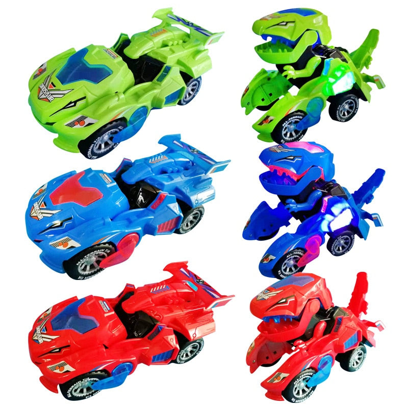 Verwandelndes Dinosaurier-Led-Auto-Bella Webshop