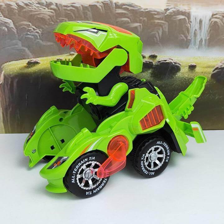 Verwandelndes Dinosaurier-Led-Auto-Bella Webshop