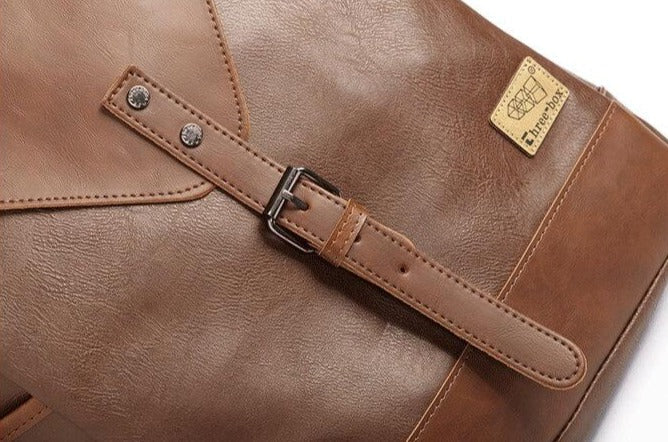 Vintage Kunstleder-Rucksack-Bella Webshop
