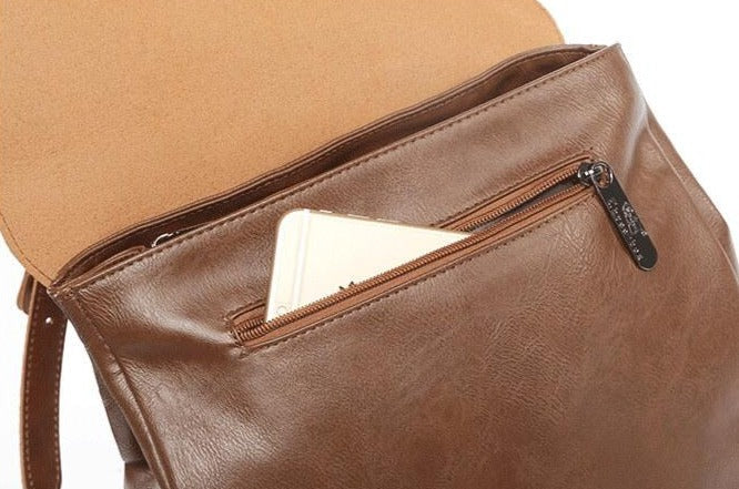 Vintage Kunstleder-Rucksack-Bella Webshop