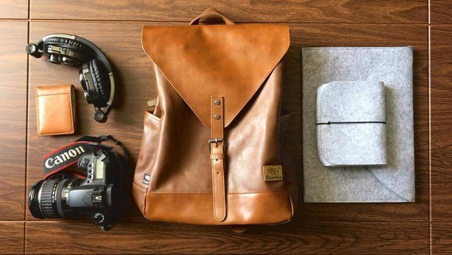 Vintage Kunstleder-Rucksack-Bella Webshop