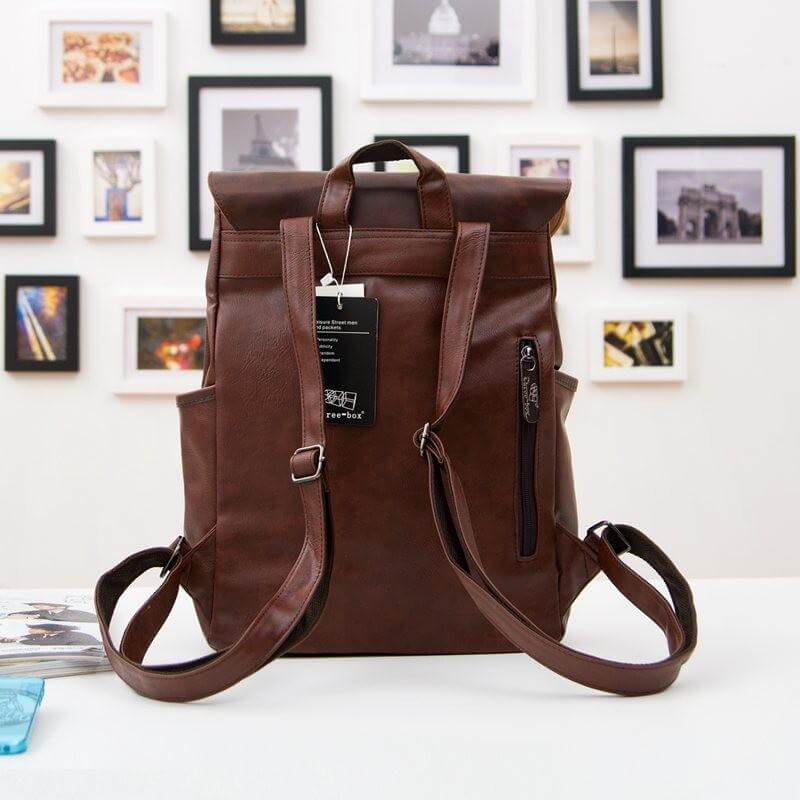 Vintage Kunstleder-Rucksack-Bella Webshop
