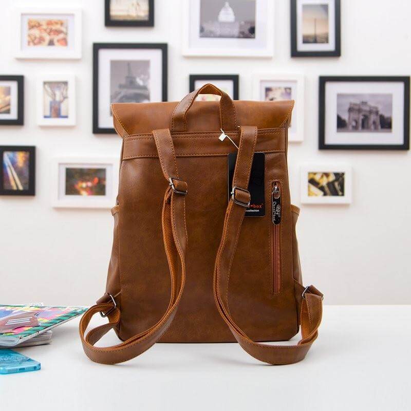 Vintage Kunstleder-Rucksack-Bella Webshop