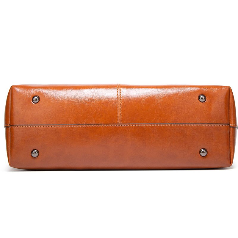 Vintage Öl Wachs Leder Tote Tasche-Bella Webshop