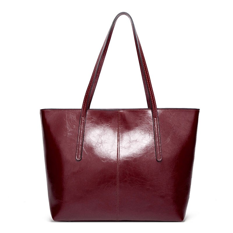 Vintage Öl Wachs Leder Tote Tasche-Bella Webshop