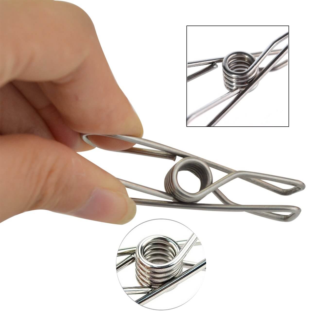 Wäscheklammern Aus Edelstahl-Bella Webshop