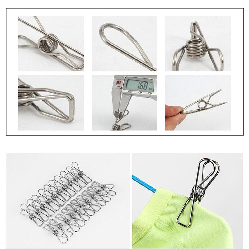 Wäscheklammern Aus Edelstahl-Bella Webshop