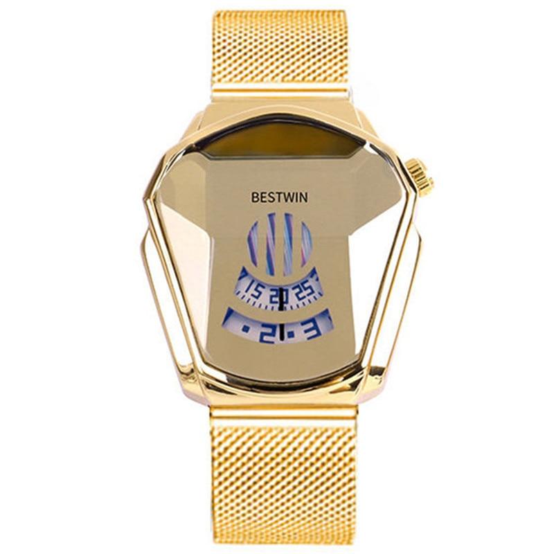 Wasserdichte Quarz-Armbanduhr Im Diamant-Stil-Bella Webshop