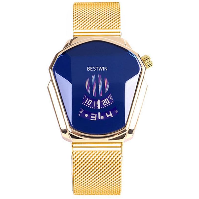Wasserdichte Quarz-Armbanduhr Im Diamant-Stil-Bella Webshop