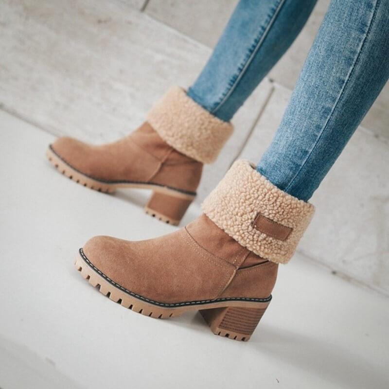 Winter Pelz Warme Schneestiefel-Bella Webshop