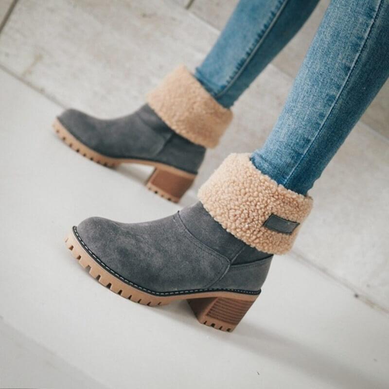 Winter Pelz Warme Schneestiefel-Bella Webshop