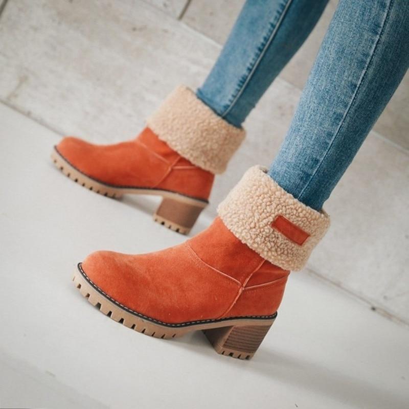 Winter Pelz Warme Schneestiefel-Bella Webshop