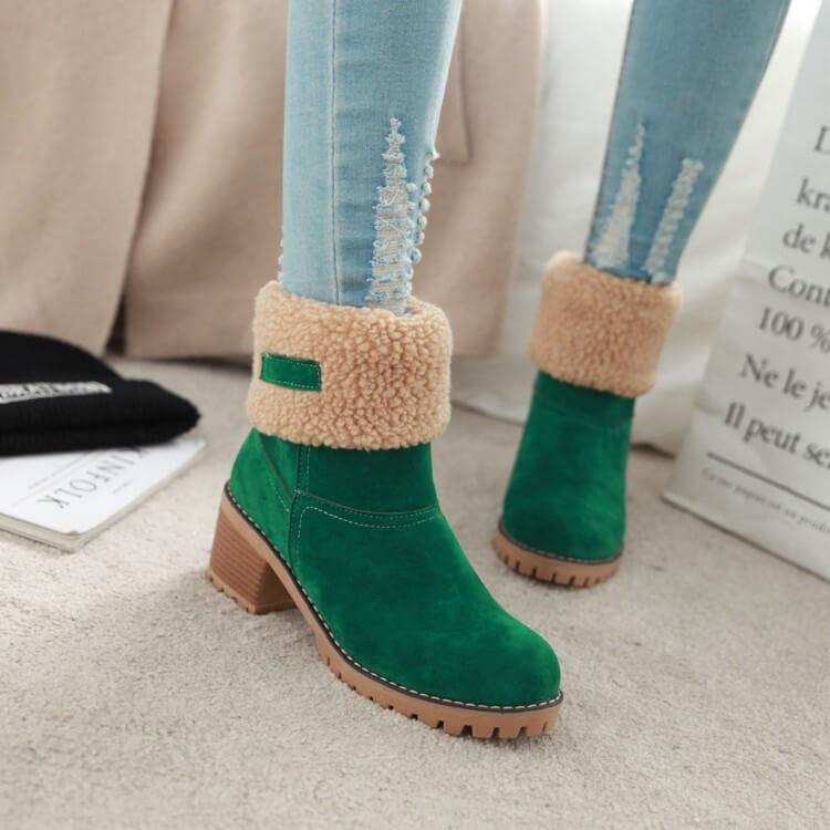 Winter Pelz Warme Schneestiefel-Bella Webshop
