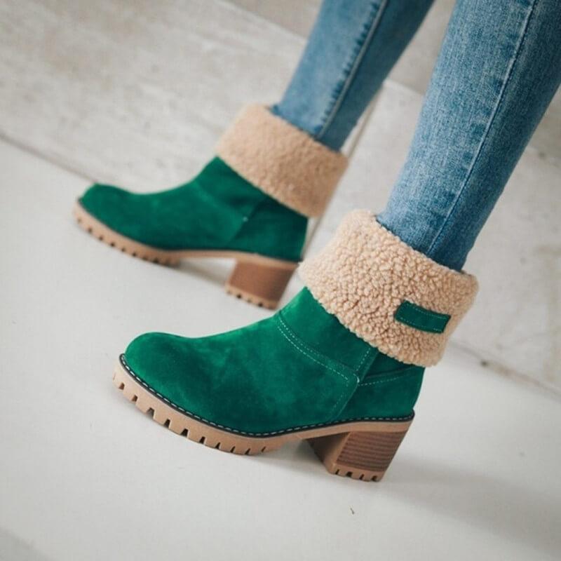 Winter Pelz Warme Schneestiefel-Bella Webshop