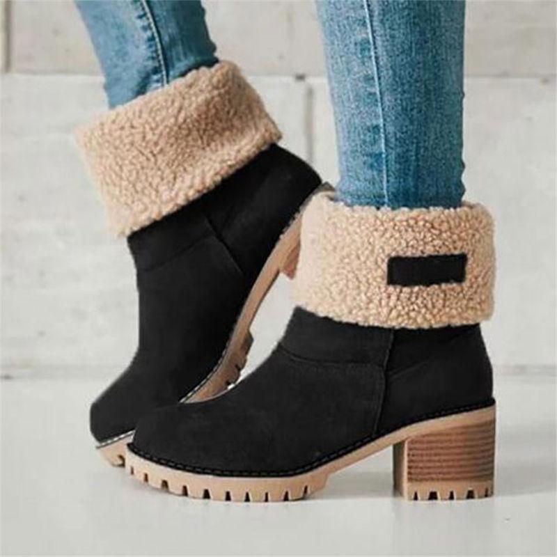 Winter Pelz Warme Schneestiefel-Bella Webshop