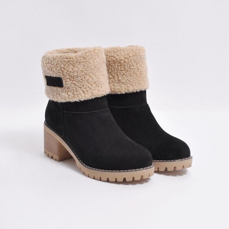 Winter Pelz Warme Schneestiefel-Bella Webshop