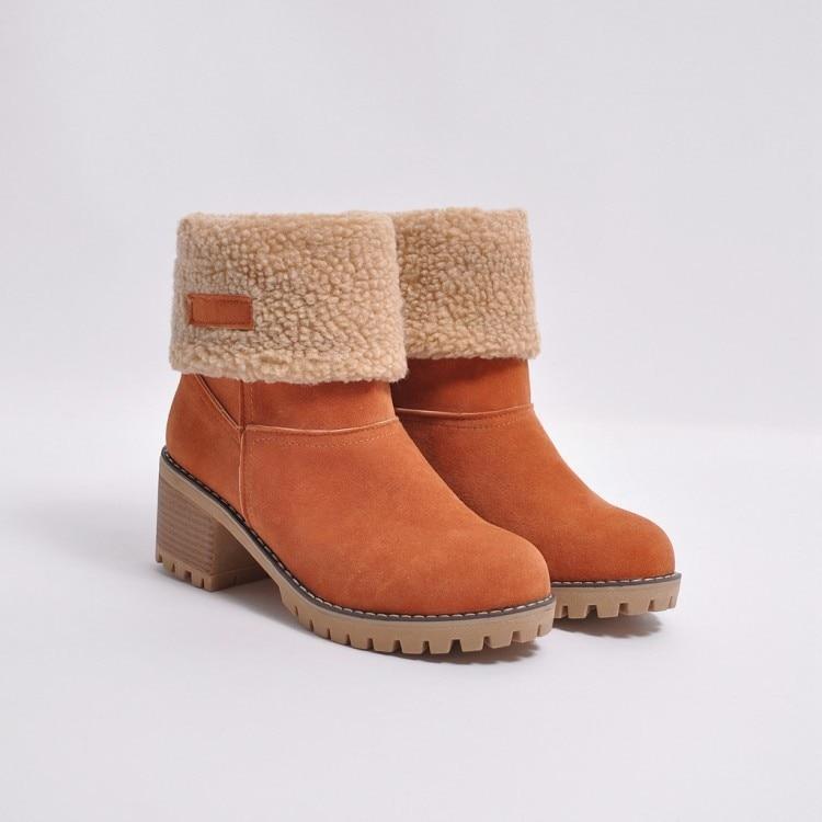 Winter Pelz Warme Schneestiefel-Bella Webshop